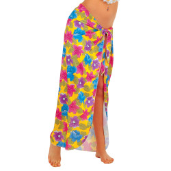 Pareo květinové dámské plážový šátek